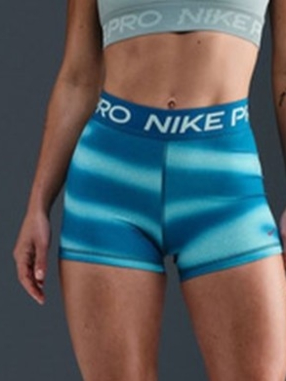 Nike Teal Athletic Compression Shorts